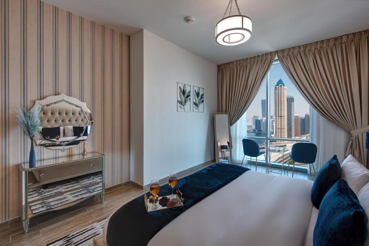 Durrani Homes - Lux 1Br At Al Habtoor Amna Tower Dubai Exterior foto
