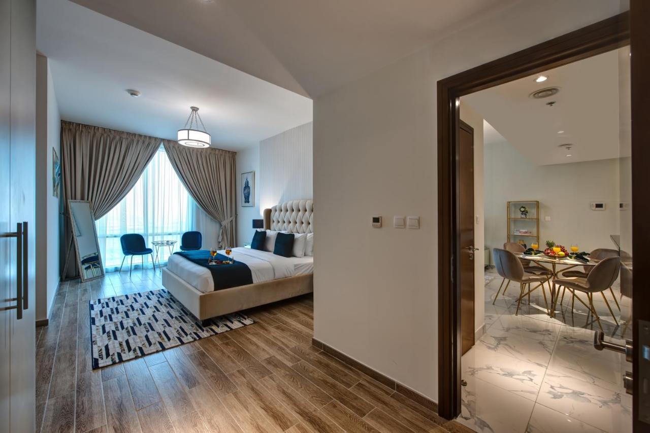 Durrani Homes - Lux 1Br At Al Habtoor Amna Tower Dubai Exterior foto