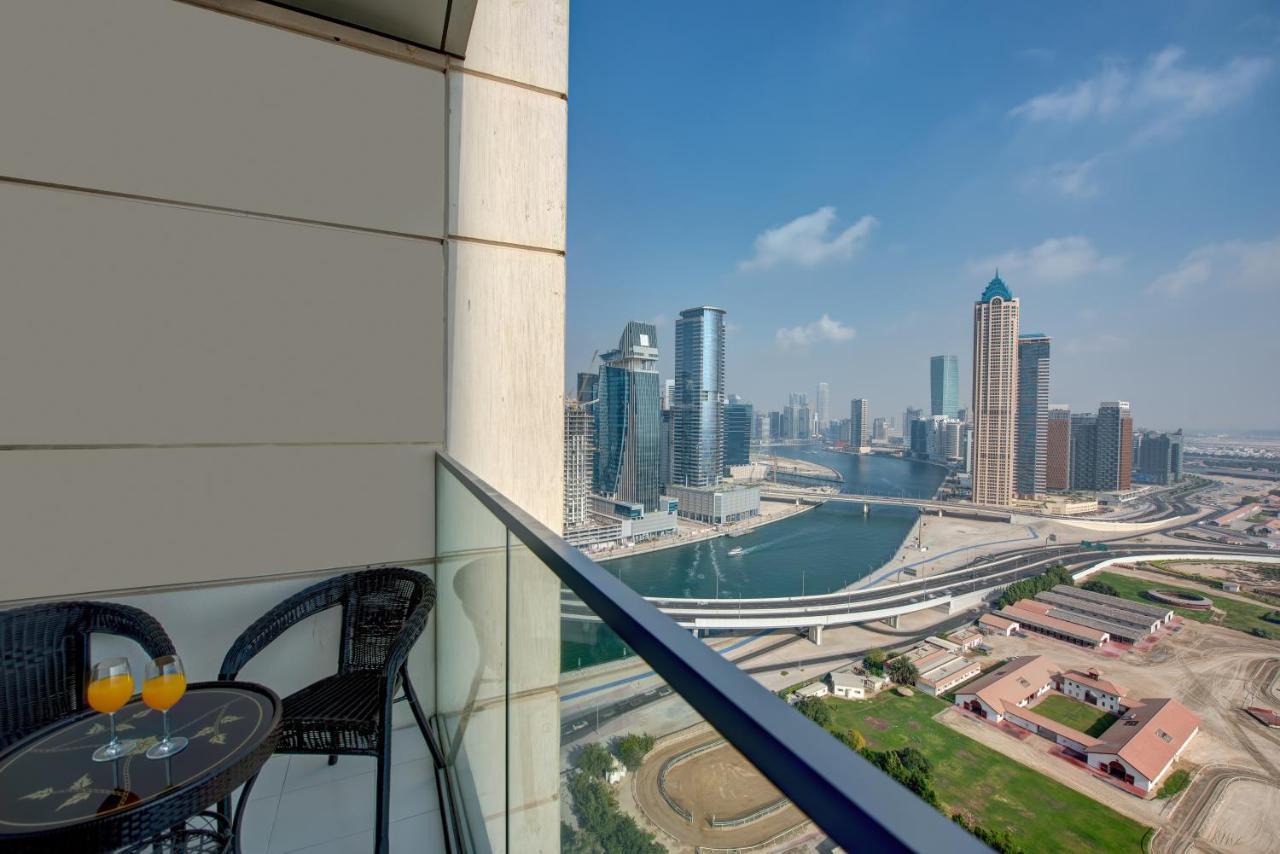 Durrani Homes - Lux 1Br At Al Habtoor Amna Tower Dubai Exterior foto